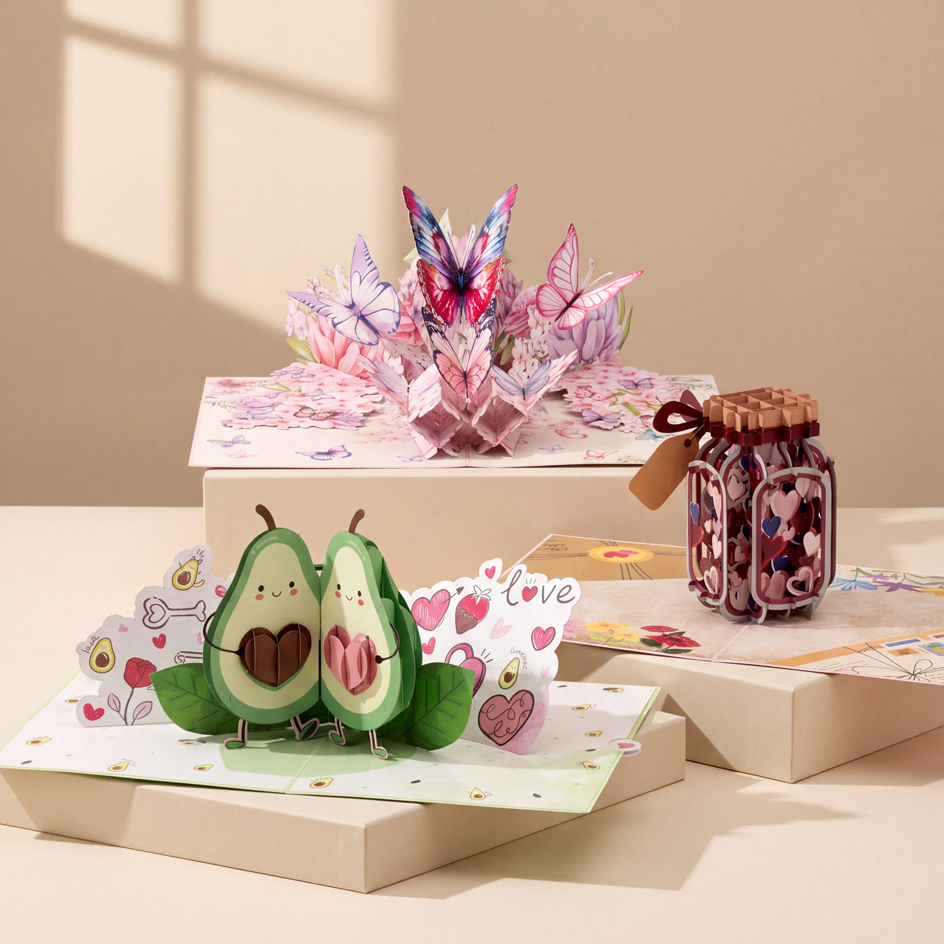 Visi 3D pop-up atvirukai