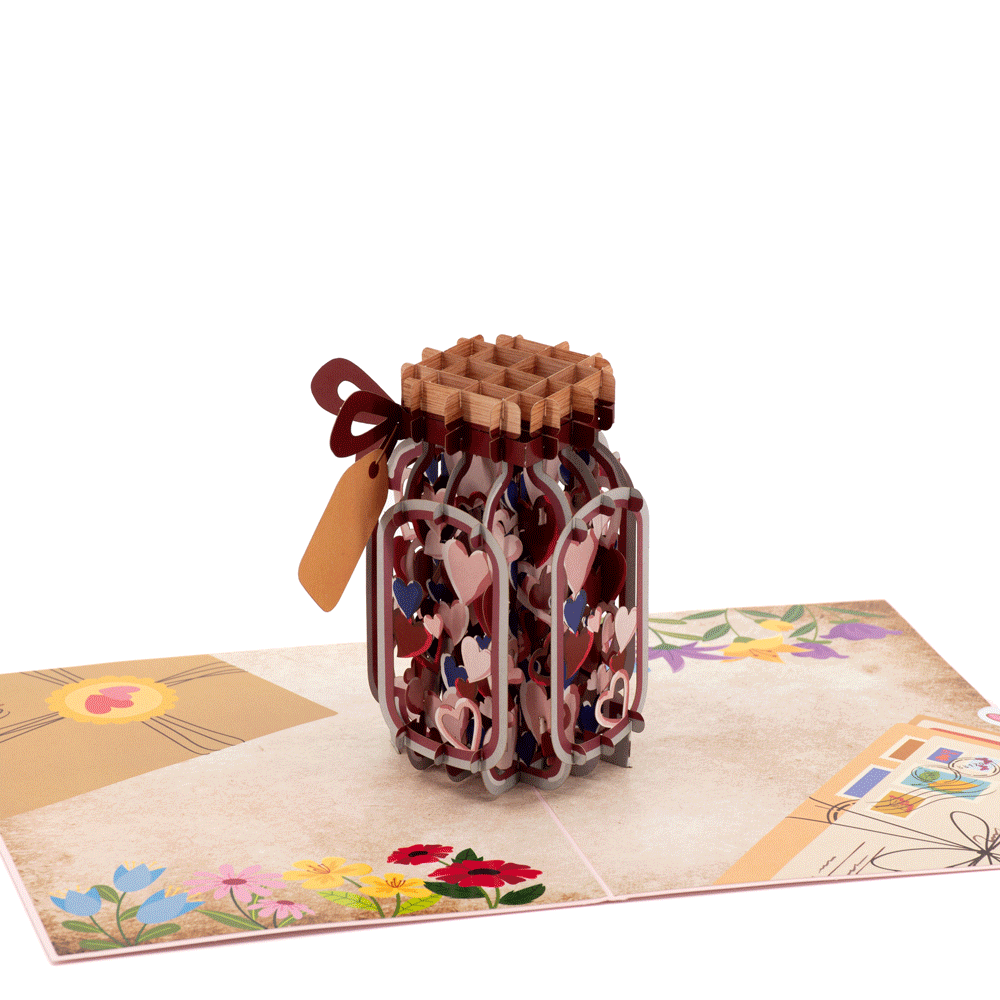 Bottle Full of Wishes 3D pop-up atvirukas