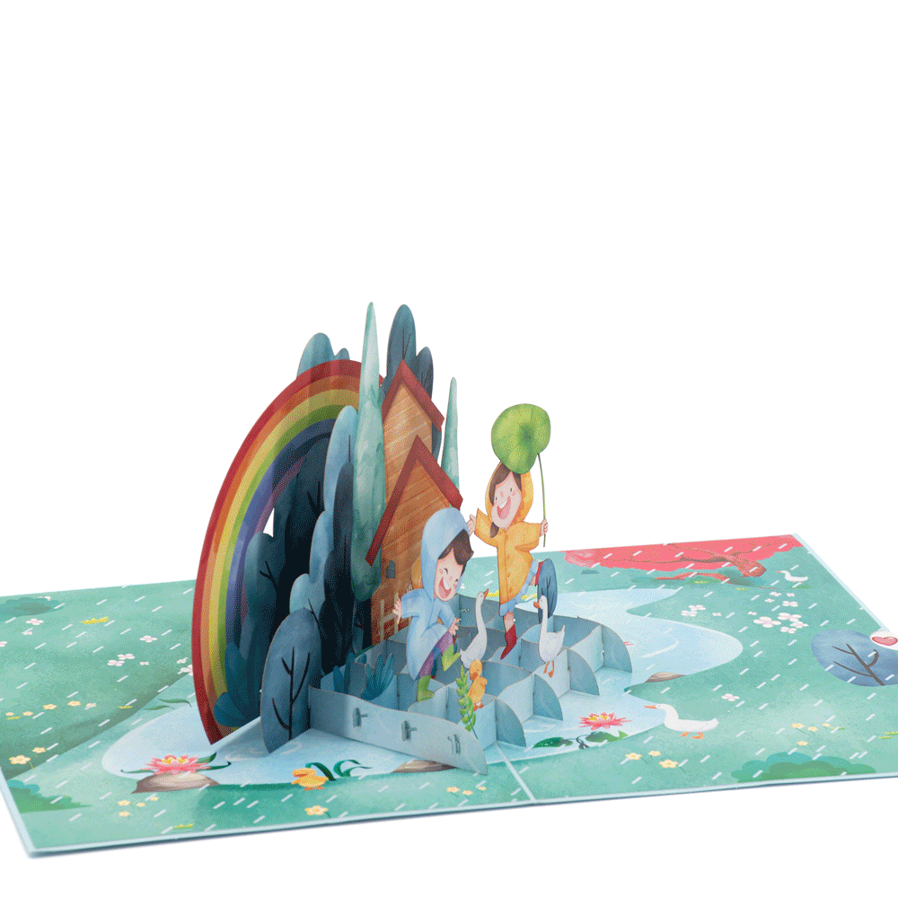 Dancing in the Rain 3D pop-up atvirukas