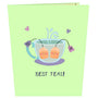 everpop 3D pop-up Best Teas card – front cover