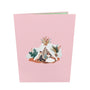 everpop 3D pop-up Bohemian Wedding card – front cover