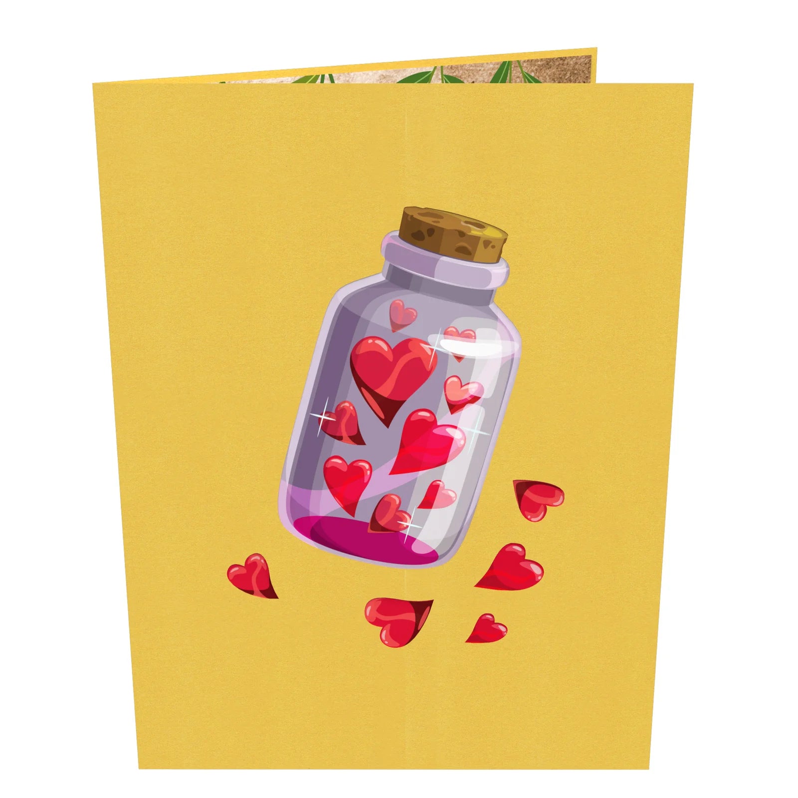 everpop 3D pop-up Bottle Full of Wishes card – front cover
