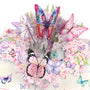 everpop 3D pop-up Cherry Blossom and Butterflies card – close-up of butterfly and blossom pop-up