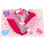 everpop 3D pop-up Forever and Always card – open showing couple on checkered Valentine scene