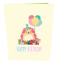 everpop 3D pop-up Happy Hedgehog Birthday card – front cover