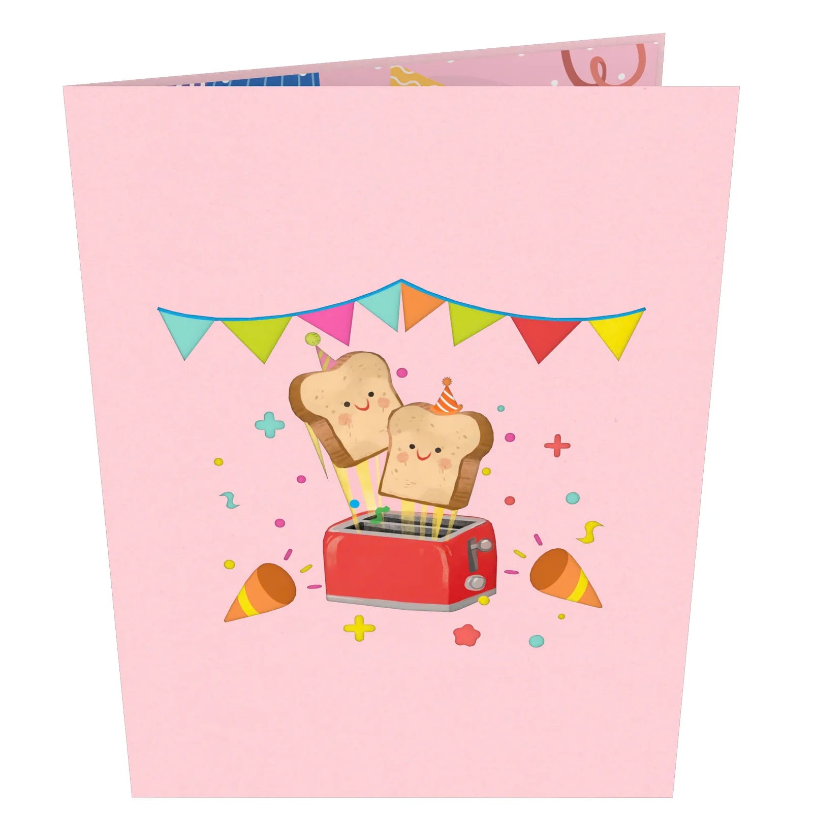 everpop 3D pop-up Happy Toast card – front cover