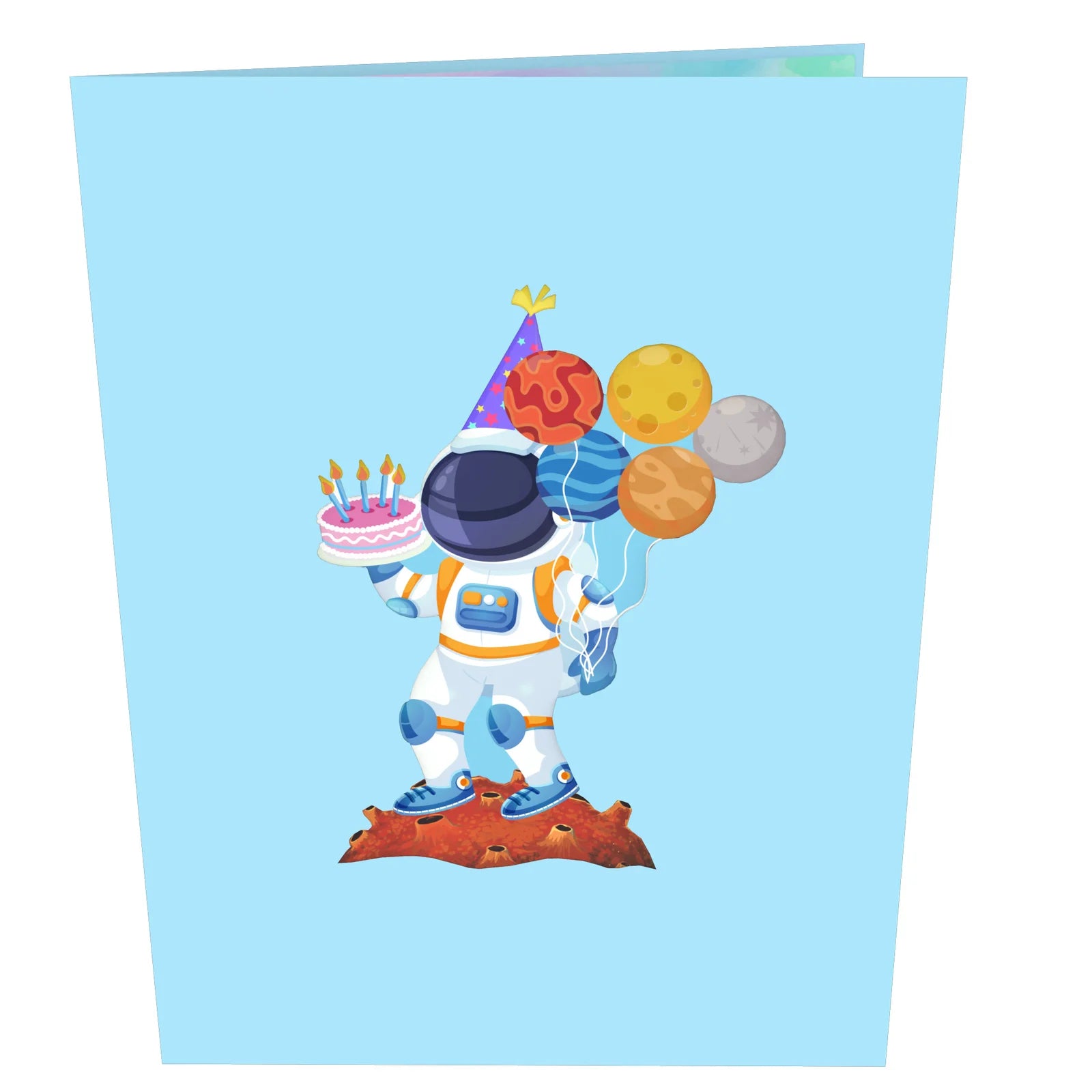 everpop 3D pop-up Love You to the Moon card – front cover