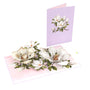 everpop 3D pop-up Magnolia Blossom card – white magnolia flowers open with cover