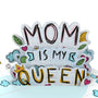 everpop 3D pop-up Mum Is My Queen card – close-up of Mom is My Queen lettering pop-up