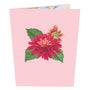 everpop 3D pop-up Spring Aster card – front cover