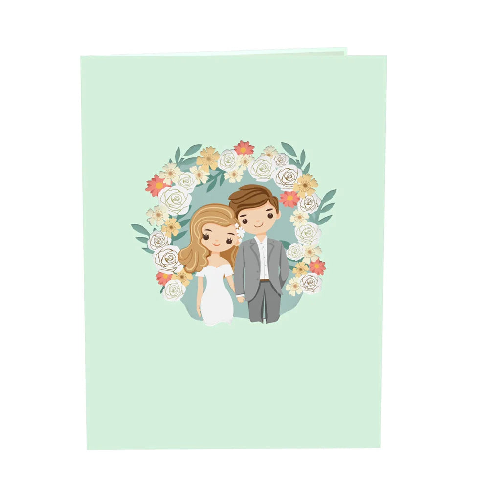 everpop 3D pop-up Through the Garden Gate card – front cover