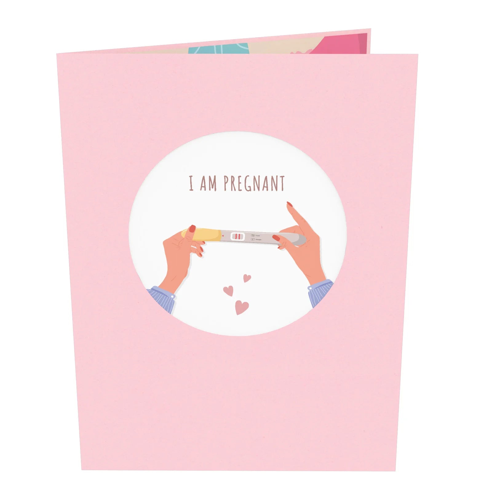 everpop 3D pop-up We Have a Surprise pregnancy card – front cover