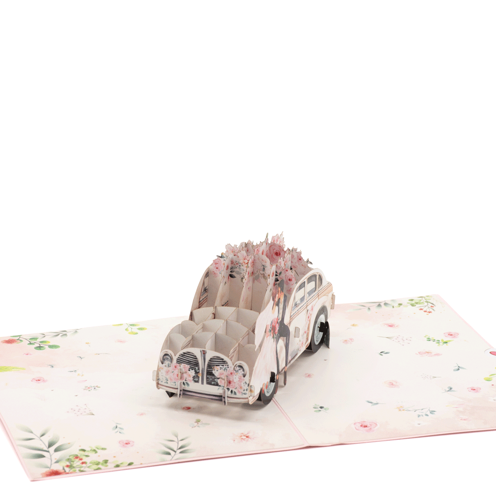 Just Married 3D pop-up atvirukas