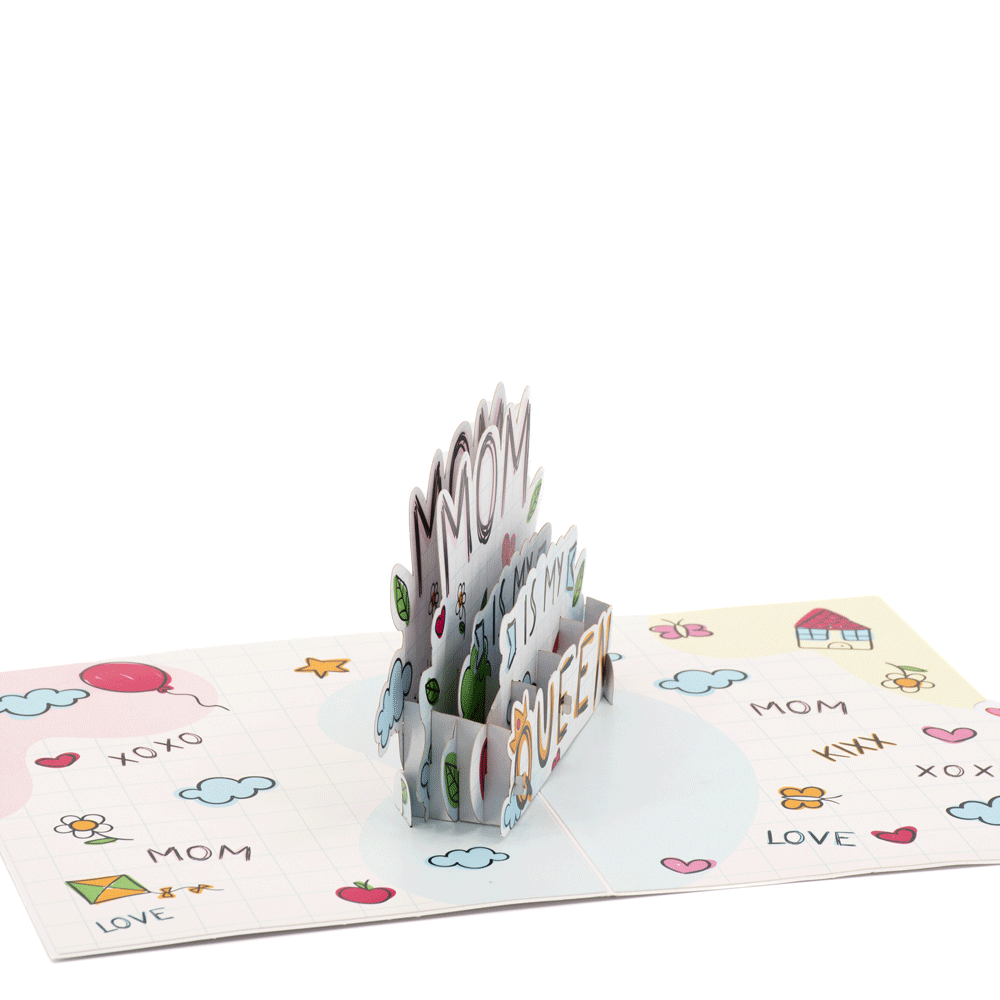 Mum Is My Queen 3D pop-up atvirukas