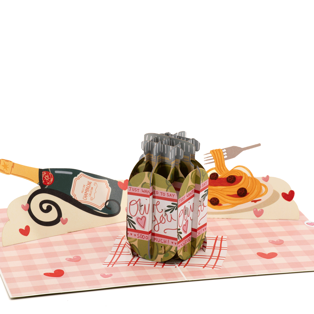 Olive You 3D pop-up atvirukas