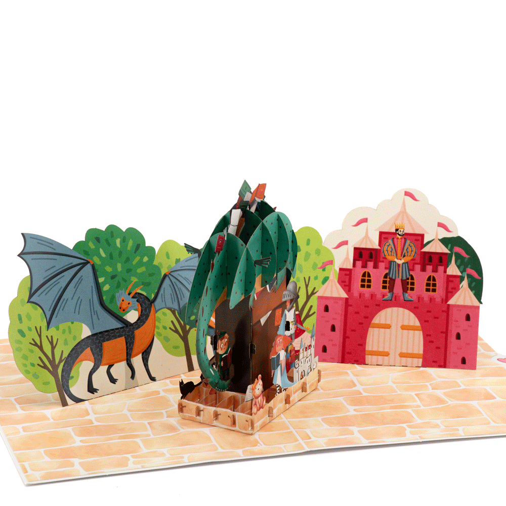Once Upon an Island 3D pop-up atvirukas