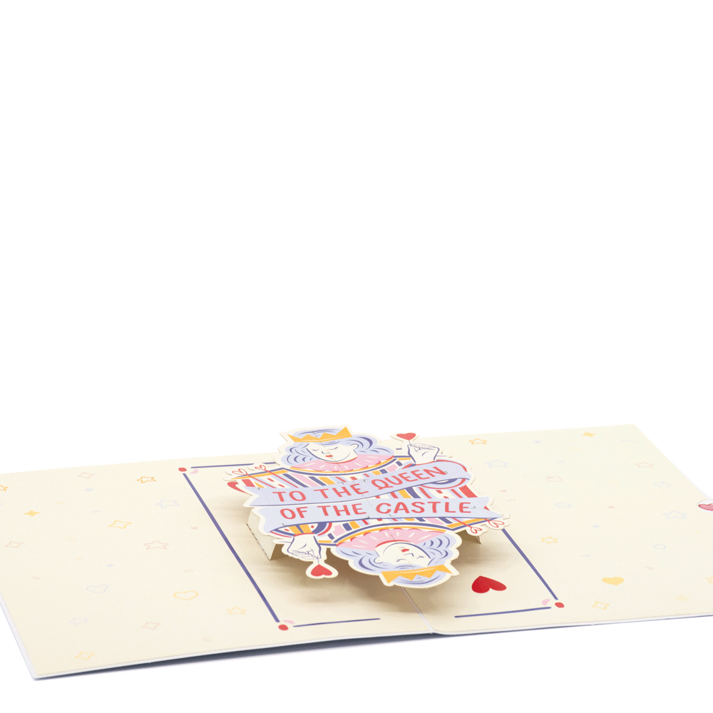 Queen of the Castle Pop-Up Card