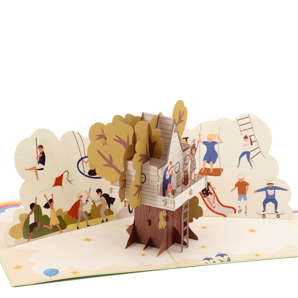 The Treehouse 3D pop-up atvirukas
