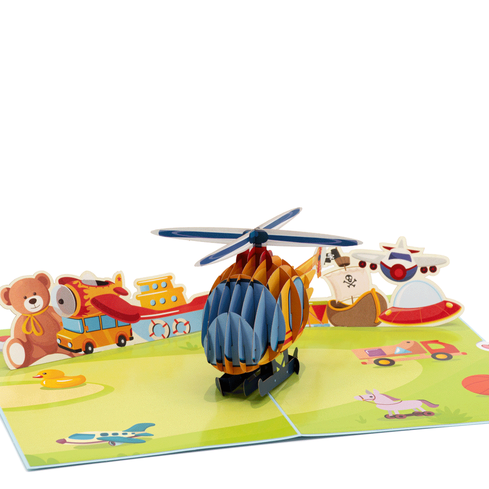 Up, Up & Away 3D pop-up atvirukas