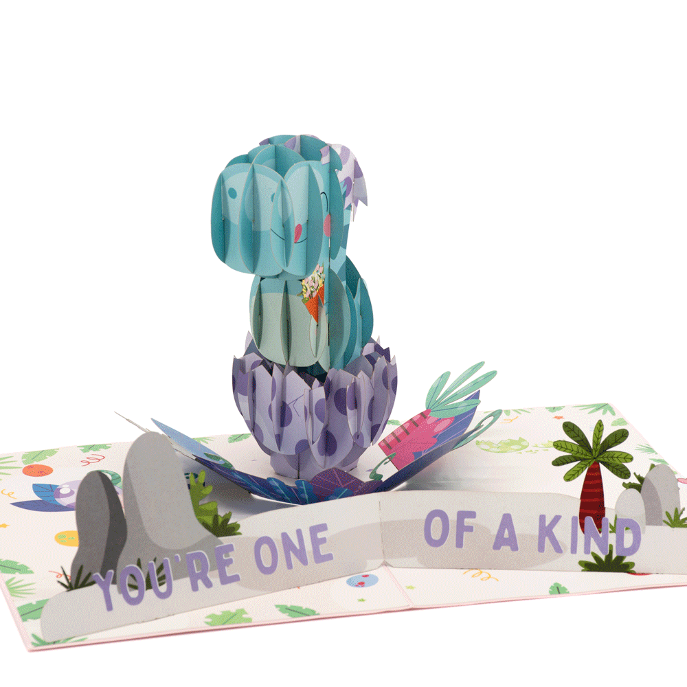 You're One of a Kind gimtadienio 3D pop-up atvirukas